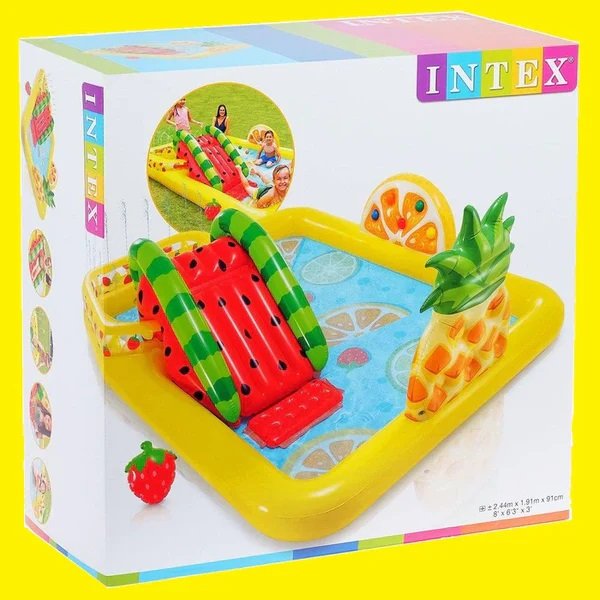 Fun fruity play center swimming pool outdoor 8ft x 6.2ft x 2.9ft